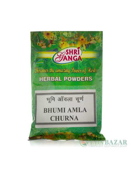 Бхуми Амла Чурна (Bhumi Amla Churna), 100 гр, Шри Ганга (Shri Ganga)