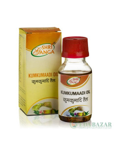Кумкумади масло (Kumkumaadi Oil) уход за кожей, 50 гр, Шри Ганга (Shri Ganga)