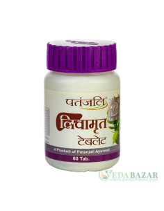 Ливамрит (Livamrit) лечение печени, 60 таб, Патанджали (Patanjali)