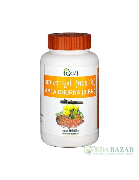 Амла Чурна (Amla Churna) очищение и омоложение организма, 100 гр, Патанджали (Patanjali)