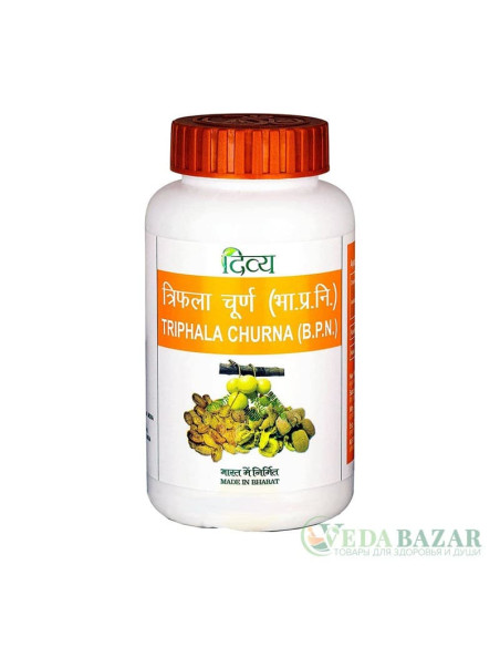 Трифала Чурна (Triphala Churna), 100 гр, Патанджали (Patanjali)