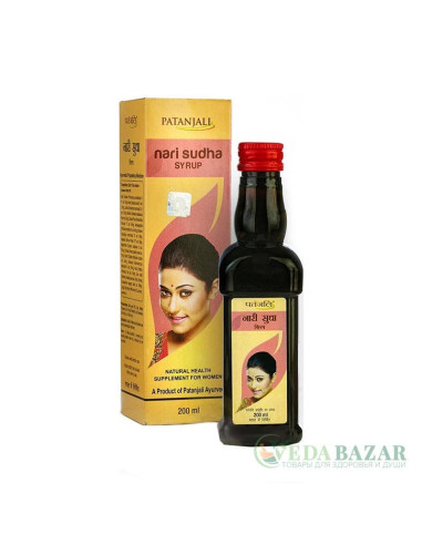 Сироп Нари Шудха (Nari Sudha Syrup) для женского здоровья, 200 мл, Патанджали (Patanjali)
