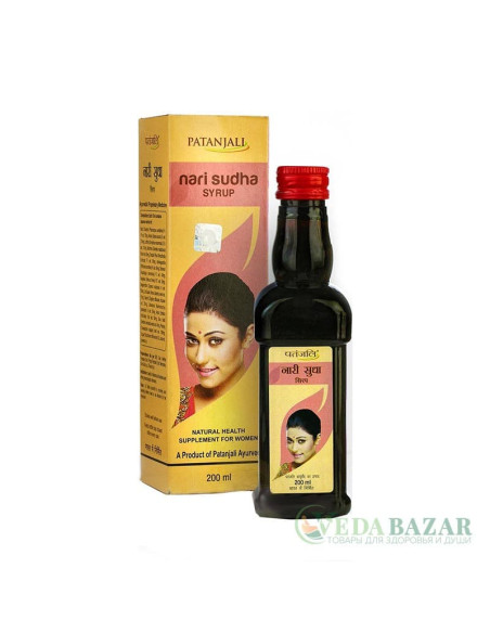 Сироп Нари Шудха (Nari Sudha Syrup) для женского здоровья, 200 мл, Патанджали (Patanjali)