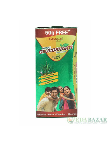 Глюкошакти (Glucoshakti) энергетический тоник, 125 гр, Патанджали (Patanjali)