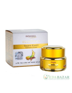 Крем для лица Сварн Канти (Swarn Kanti Fairness Cream) питание и увлажнение, 15 гр, Патанджали (Patanjali)