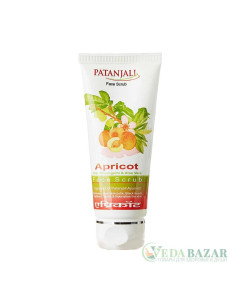 Cкраб для лица Абрикос (Apricot Face Scrub), 60 гр, Патанджали (Patanjali)