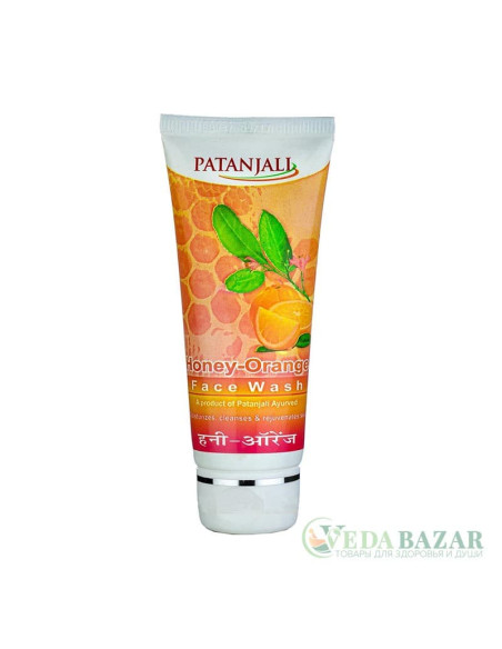 Гель для умывания Мед и Апельсин (Honey & Orange Face Wash), 60 гр, Патанджали (Patanjali)