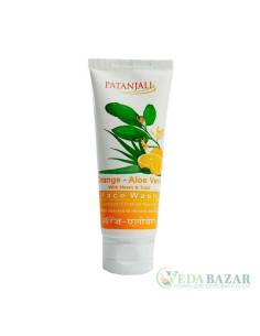 Гель для умывания Апельсин и Алоэ Вера (Orange & Aloe Vera Face Wash), 60 гр, Патанджали (Patanjali)