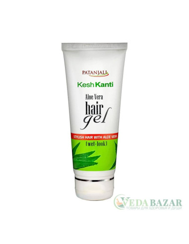 Купить Гель для волос Алоэ Вера (Kesh Kanti Aloe Vera Hair Gel), 60 мл, Патанджали (Patanjali)