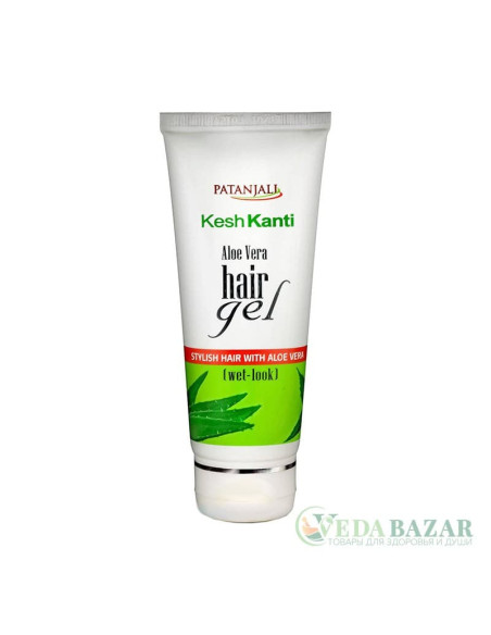 Купить Гель для волос Алоэ Вера (Kesh Kanti Aloe Vera Hair Gel), 60 мл, Патанджали (Patanjali)