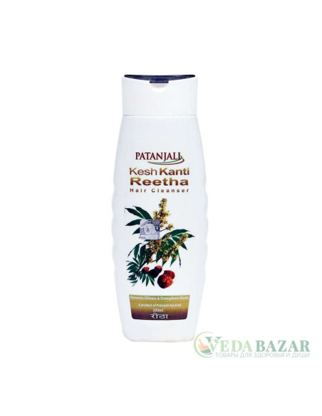 Шампунь для волос Ритха Кеш Канти (Kesh Kanti Reetha Hair Cleanser), 200 мл, Патанджали (Patanjali)