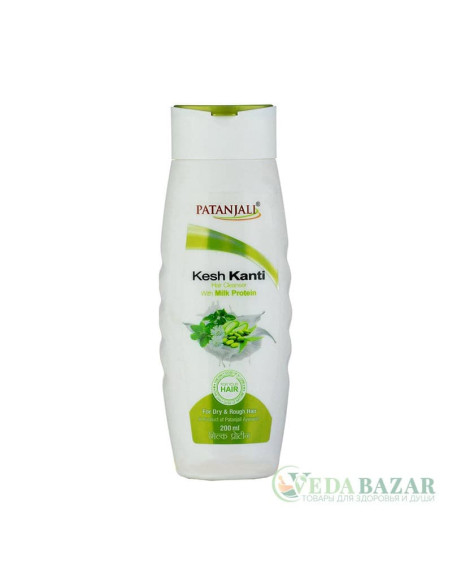Шампунь для волос Молочный Протеин Кеш Канти (Kesh Kanti Milk Protein Hair Cleanser), 200 мл, Патанджали (Patanjali)