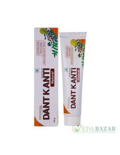 Аюрведическая зубная паста Дент Канти Натурал (Dant Kanti Natural Tooth Paste), 100 гр, Патанджали (Patanjali)