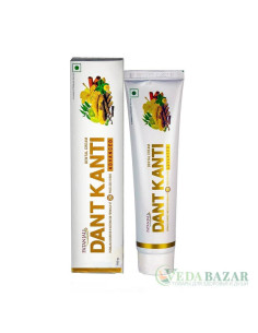 Аюрведический зубной крем Дент Канти Адвансед (Dant Kanti Advanced Dental Cream), 100 гр, Патанджали (Patanjali)