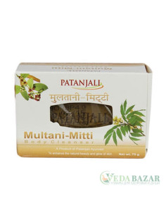 Мыло Мултани-Митти (Multani-Mitti Body Cleanser), 75 гр, Патанджали (Patanjali)