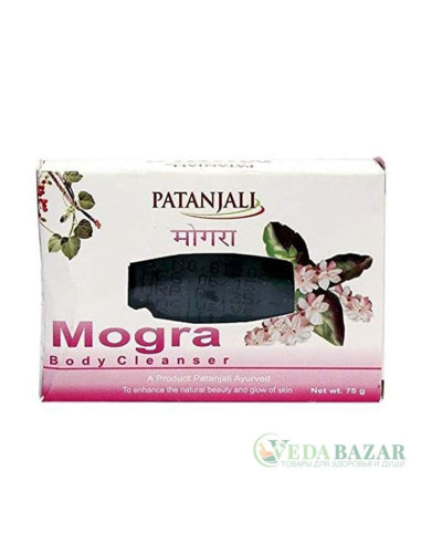 Мыло Могра (Mogra Body Cleanser), 75 гр, Патанджали (Patanjali)
