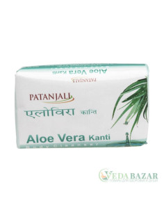 Мыло Алое Вера (Aloe Vera Kanti Body Cleanser), 75 гр, Патанджали (Patanjali)