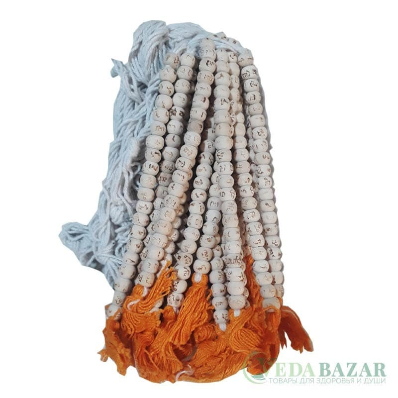 Счетчик для джапы дерево с мантрами (Japa Counter Wood with Mantras), 1 шт, ВедаБазар (VedaBazar)