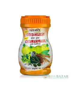 Чаванпраш с Шафраном (Chyawanprash with Saffron), 500 Гр, Патанджали (Patanjali)