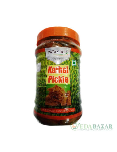 Катхал Пикл (Kathal Pickle) джекфрут маринованный со специями в масле, 500 гр, Патанджали (Patanjali)