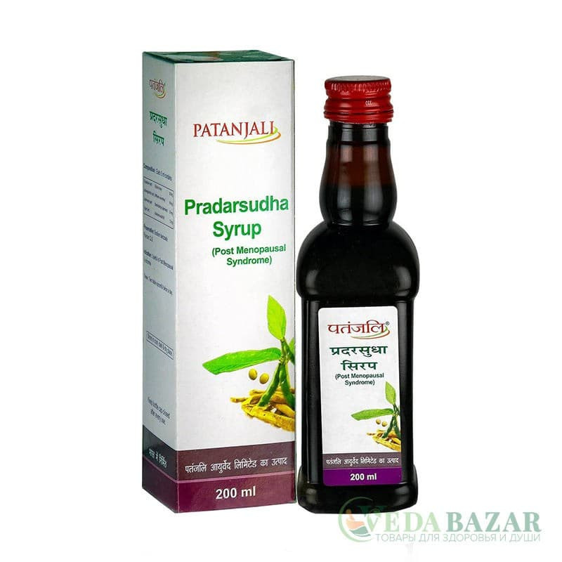 Сироп Прадарсудха (Pradarsudha Syrup) пост менопаузный синдром, 200 мл, Патанджали (Patanjali)