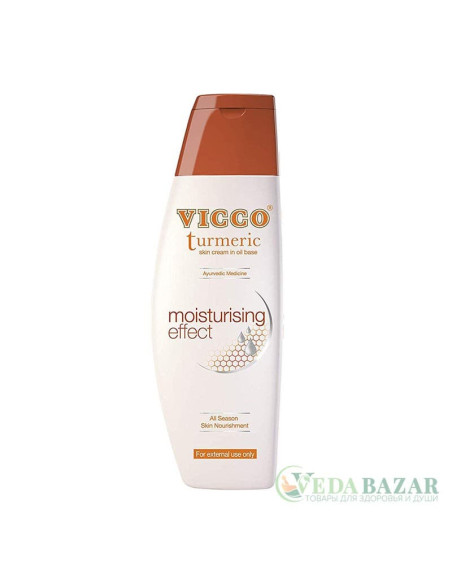 Крем увлажняющий с куркумой Турмерик (Turmeric Cream with Moisturising Effect), 100 гр, ВИККО (VICCO)