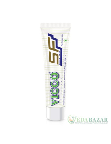 Зубная паста Ваджраданти без сахара (Vajradanti SF Paste), 100 гр, ВИККО (VICCO)