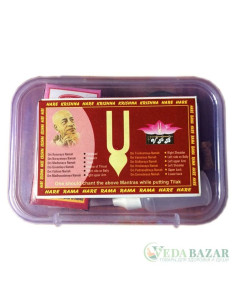 Набор для тилаки (Set for Tilak), 1 шт, ВедаБазар (VedaBazar)