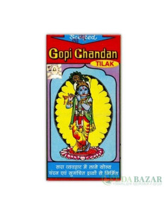 Глина для тилака Гопи Чандан (Gopi Chandan Tilak), 140 гр, С.Бавани Шанкар и сыновья (S.Bhawani Shankar & Sons)