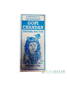 Глина для тилака Гопи Чандан (Gopi Chandan Devotional Tilak), 60 гр, Шри Радхей (Shri Radhey)