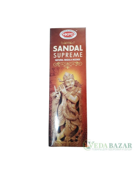 Купить Натуральные благовония Сандал (Sandal Supreme), 100 гр