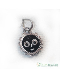 Кулон Джаганнатха серебро (Pendant Silver Jagannath), 1 см, Индия