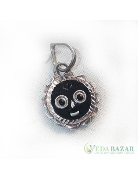 Кулон Джаганнатха серебро (Pendant Silver Jagannath), 1 см, Индия