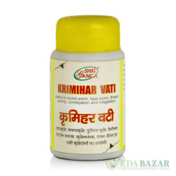 Кримихар Вати (Krimihar Vati) антипаразитарное средство, 50 гр, Шри Ганга (Shri Ganga)