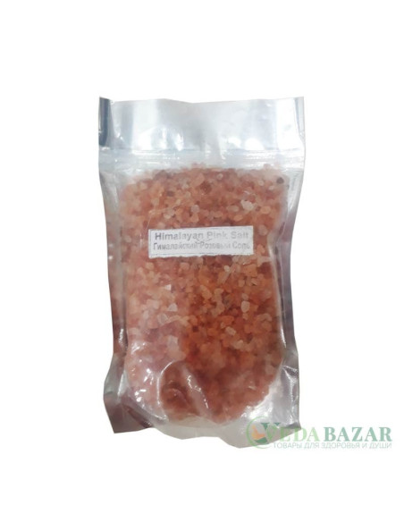 Гималайская розовая соль крупная (Himalayan Pink Salt Large), 250 гр, ВедаБазар (VedaBazar)