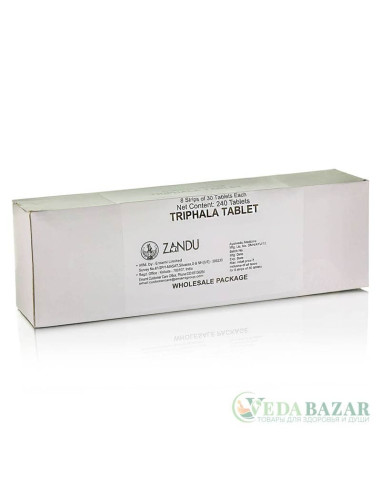 Трифала (Triphala), 240 таб, Занду (Zandu)