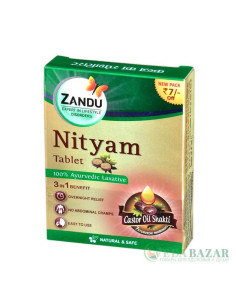 Нитьям (Nityam) природное слабительное, 12 таб, Занду (Zandu)