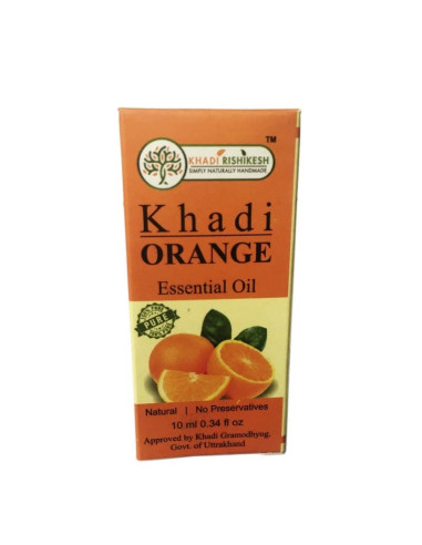 Эфирное масло Кхади Апельсин (Khadi Orange), 10 мл, Кхади Ришикеш (Khadi Rishikesh)