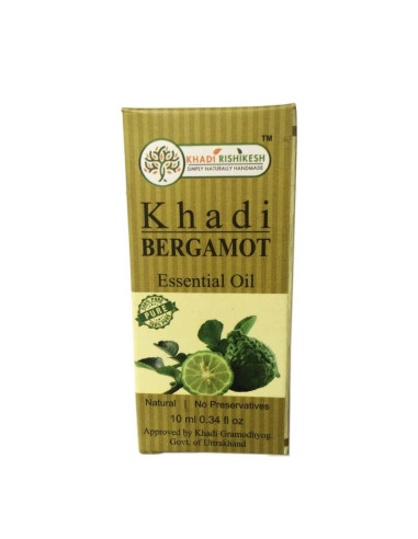 Эфирное масло Кхади Бергамот (Khadi Bergamot), 10 мл, Кхади Ришикеш (Khadi Rishikesh)