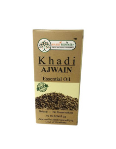 Эфирное масло Кхади Ажгон (Khadi Ajwain), 10 мл, Кхади Ришикеш (Khadi Rishikesh)