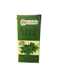 Эфирное масло Кхади Ним (Khadi Neem), 10 мл, Кхади Ришикеш (Khadi Rishikesh)