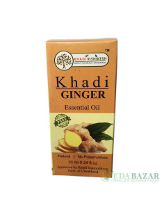 Эфирное масло Кхади Имбирь (Khadi Ginger), 10 мл, Кхади Ришикеш (Khadi Rishikesh)