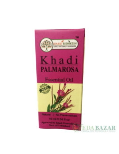 Эфирное масло Кхади Пальмароза (Khadi Palmarosa), 10 мл, Кхади Ришикеш (Khadi Rishikesh)
