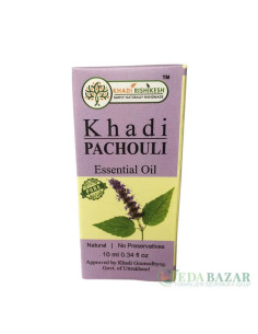 Эфирное масло Кхади Пачули (Khadi Pachouli), 10 мл, Кхади Ришикеш (Khadi Rishikesh)