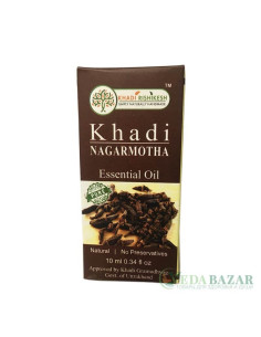 Эфирное масло Кхади Нагармота (Khadi Nagarmotha), 10 мл, Кхади Ришикеш (Khadi Rishikesh)