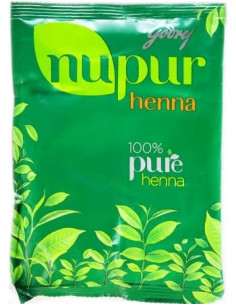 Хна для волос натуральная (Pure Henna), 120 гр, Нупур (Nupur)