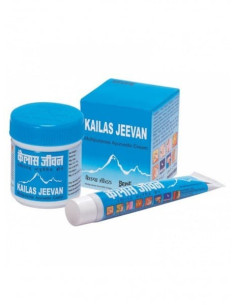 Аюрведический крем Кайлаш Дживан (Kailas Jeevan), 60 гр, Аюрведа Самшодханалая (Ayurved Sumshodhanalaya)
