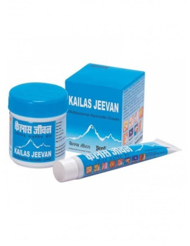 Аюрведический крем Кайлаш Дживан (Kailas Jeevan), 60 гр, Аюрведа Самшодханалая (Ayurved Sumshodhanalaya)