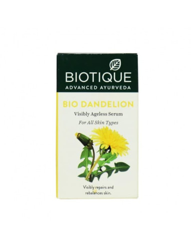 Сыворотка для лица омолаживающая (Bio Dandelion Visible Ageless Serum), 40 мл, Биотик (Biotique)
