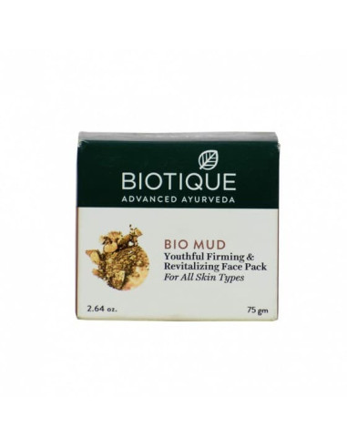 Маска для лица для поддержания молодости (Bio Mud Revitalizing Face Pack), 75 г, Биотик (Biotique)